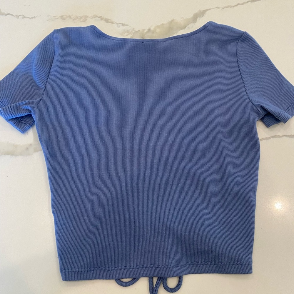 Zara blue string top size M